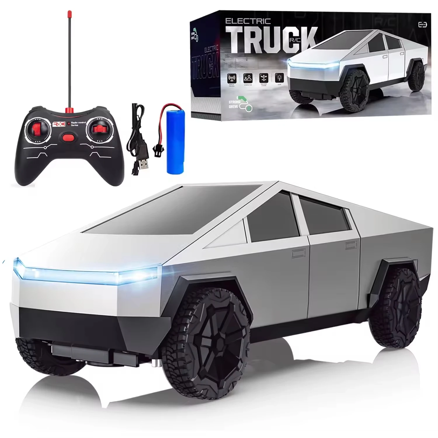 Drone Rc Bolide - 1:24 RC Cybertruck Pickup 4WD Off-Road