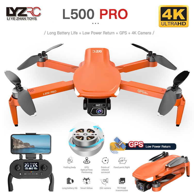 L500 PRO GPS Drone 4K Profesio - Drone Vs Rc Helicopter ulasan dan harga
