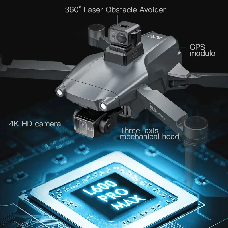 L600 PRO RC Drone 4K HD Dual C - Drone Vs Rc Helicopter ulasan dan harga