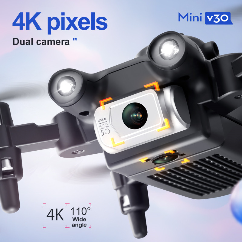 Mini V30 WiFi FPV Drone With 4 - Drone Rc Cable ulasan dan harga