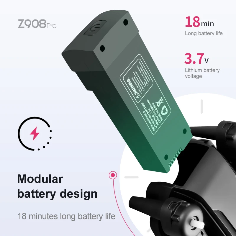Z908 Pro Max Dron Battery 3.7V - Dron Rc Quadcopter ulasan dan harga