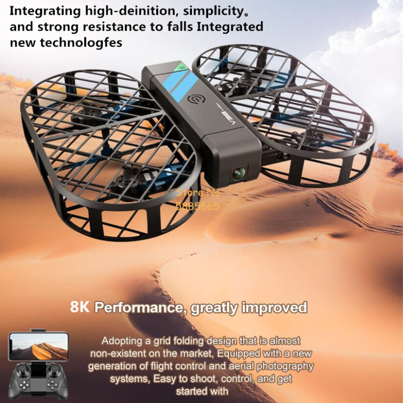8K HD Camera 360° Protection O - Drone Rc Cable ulasan dan harga