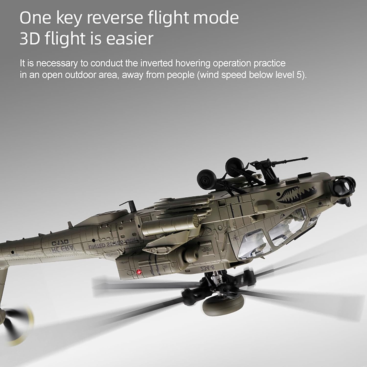 310MM 6CH C170 AH-64D Remote C - Drone Rc Bolide ulasan dan harga