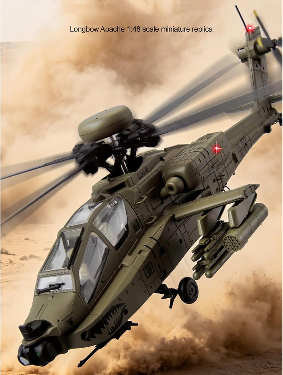 310MM 6CH C170 AH-64D Remote C - Drone Rc Bolide ulasan dan harga