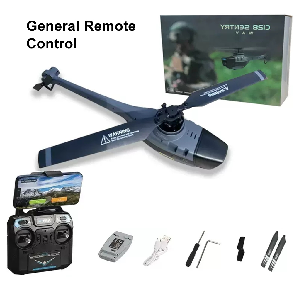 C128 RC Helicopter 4 Propeller - Drone Vs Rc Helicopter ulasan dan harga