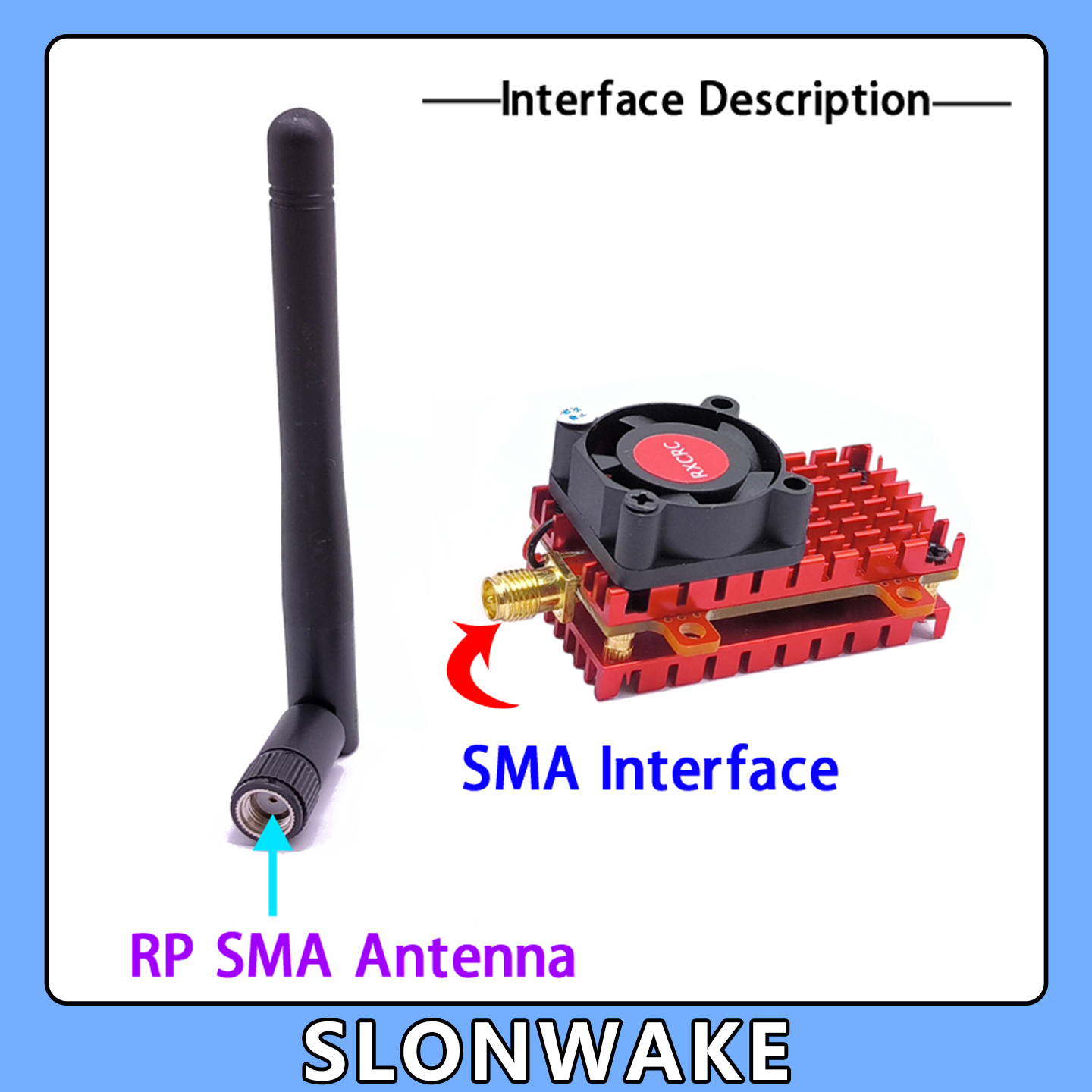 SLONWAKE 5.8G 2W VTX FPV 1800T - Joystick Rc Drone ulasan dan harga