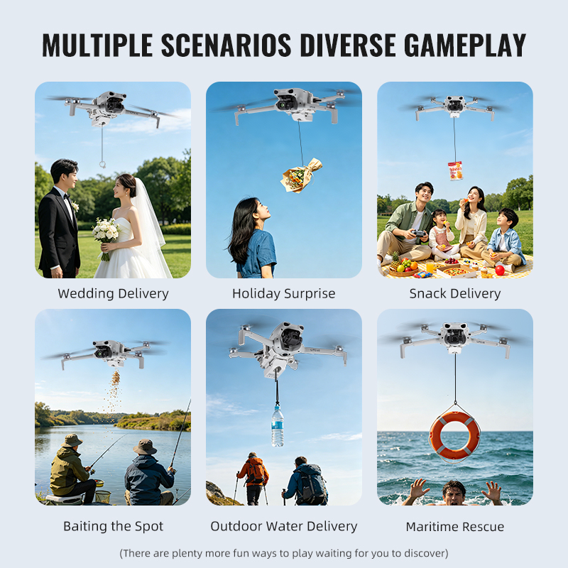 12KM Airdrop System For DJI Li - Drone Dji Rc N1 ulasan dan harga