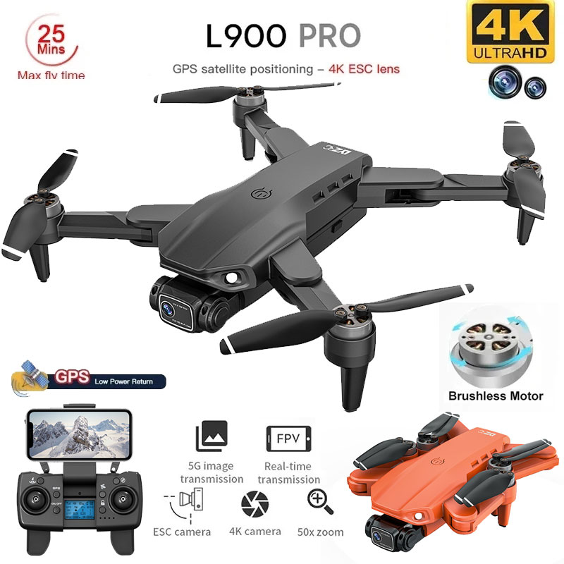 L900 Pro GPS Drone 4K Professi - Gps Module Drone ulasan dan harga