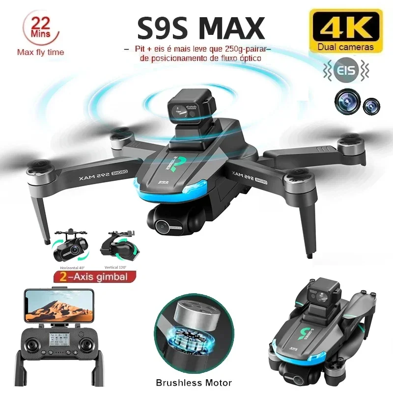 NEW S9S MAX MINI Drone 4K 2-Ax - Drone Rc Cable ulasan dan harga