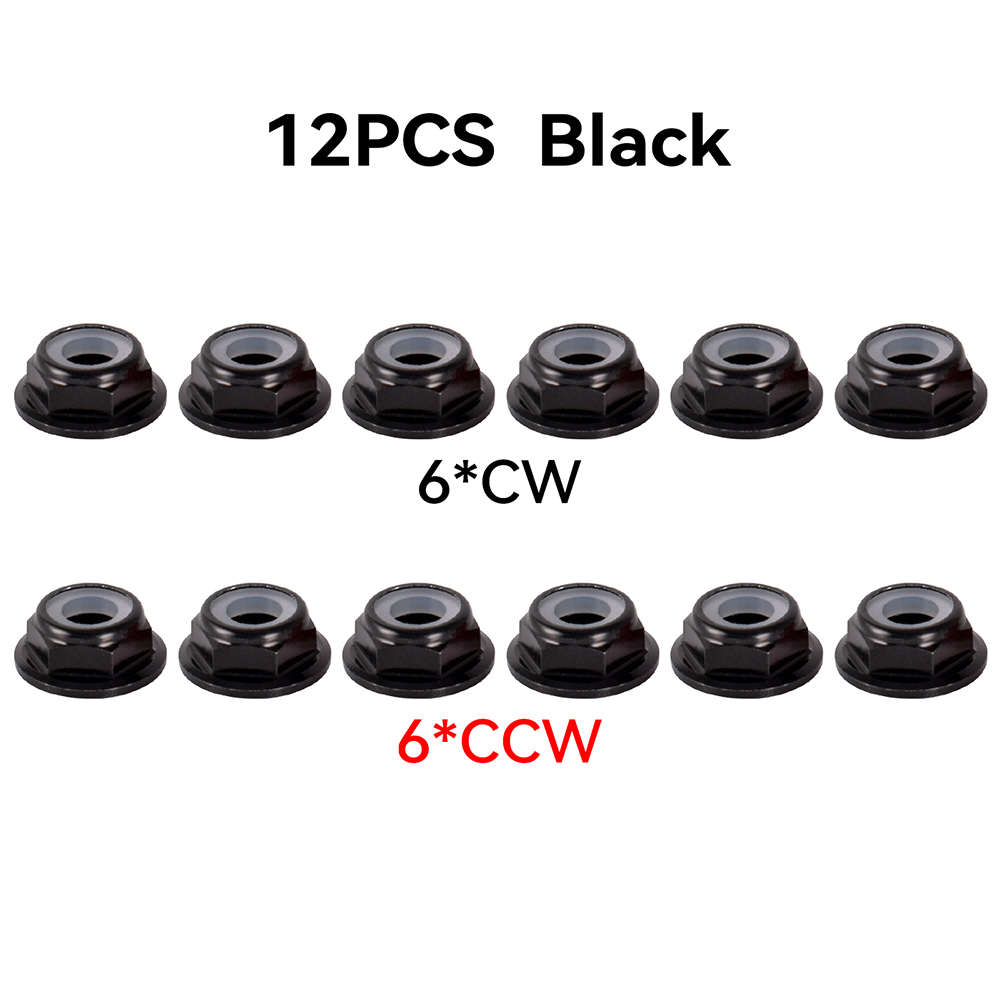 12pcs M5 Motor Screw Nuts Alum - Joystick Rc Drone ulasan dan harga
