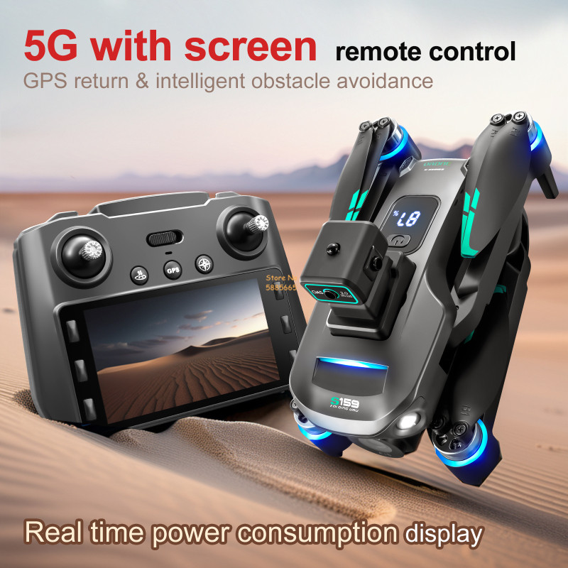 8K Dual Camera 5G WIFI FPV Rem - Drone Rc Cable ulasan dan harga