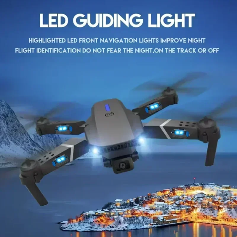 E88 Pro WIFI FPV Drone Wide An - Dron Rc Quadcopter ulasan dan harga