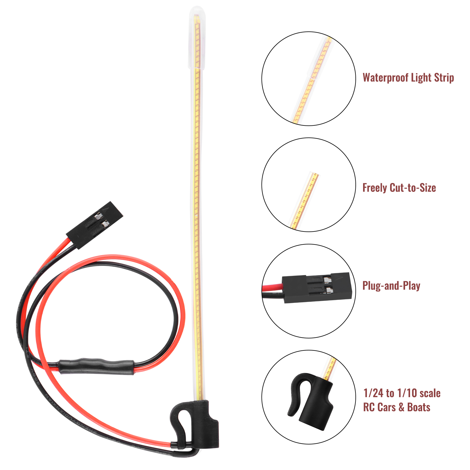 ModRax 2PCS LED RC Antenna Lig - Drone Rc Bolide ulasan dan harga