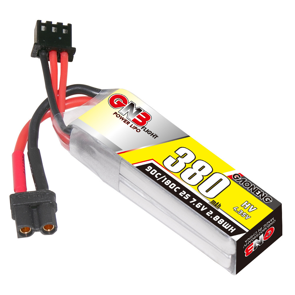 GNB 2S 7.6V 380mAh 90C/180C Li - Dron Rc Quadcopter ulasan dan harga