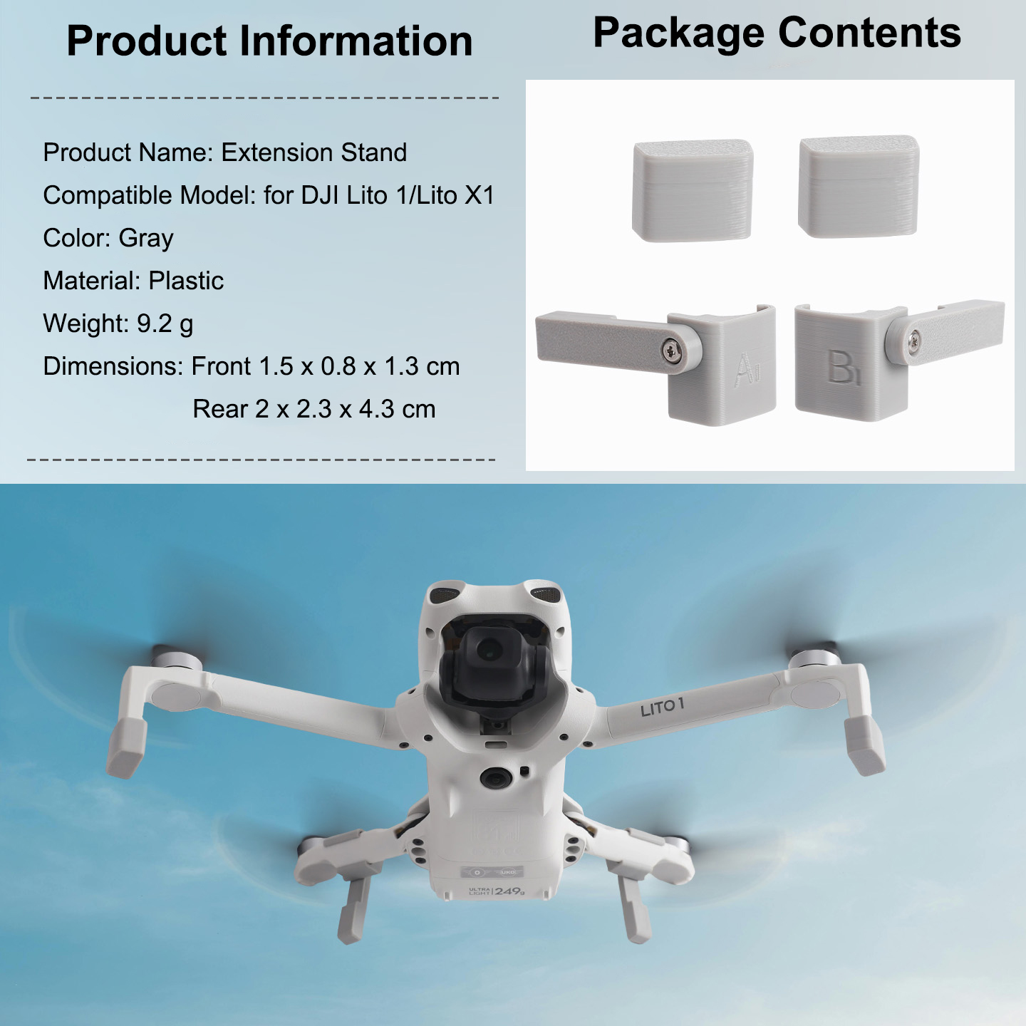 Landing Gear Extender for DJI  - Drone Dji Rc N1 ulasan dan harga