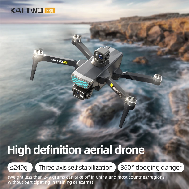 KAI TWO Pro Drone Drone 4K HD  - Drone Two Rc Way ulasan dan harga