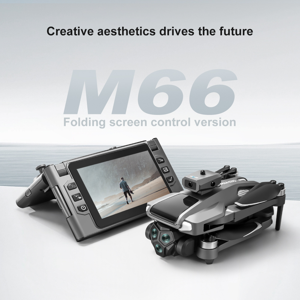 Foldable M66 RC Drone with 4.5 - Dron Rc Quadcopter ulasan dan harga