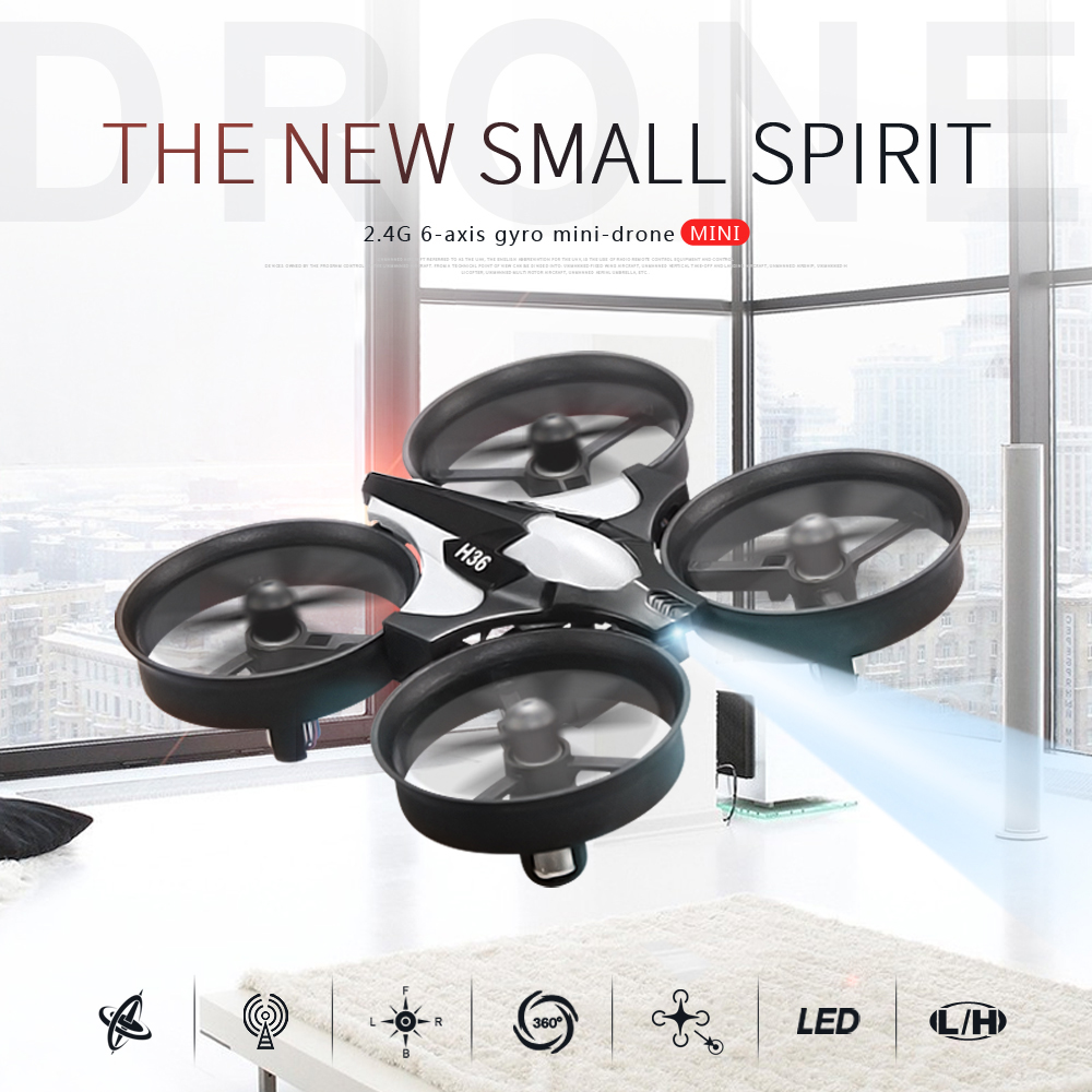 jjrc H36 Mini Drone 3D Flip He - Drone Vs Rc Helicopter ulasan dan harga