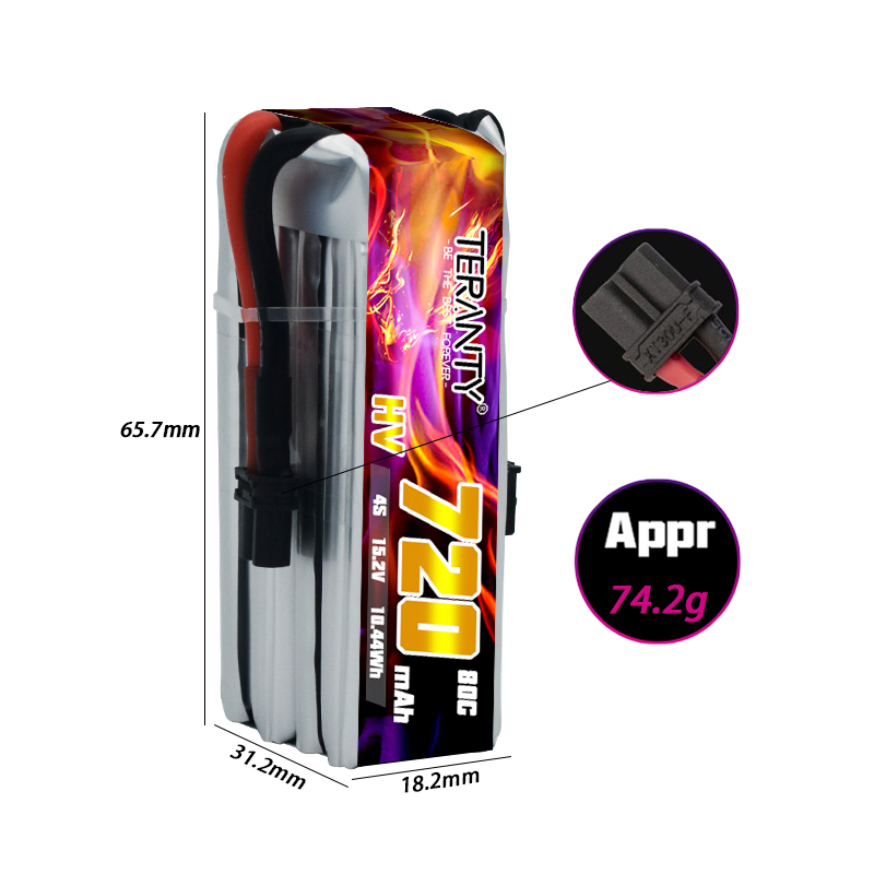 TERANTY 720mAh 4S 15.2V HV Lip - Drone Rc Kit ulasan dan harga