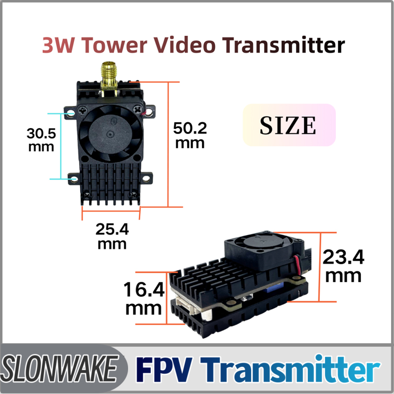 SLONWAKE 5.8G 3000mW Simulatio - Drone Rc Transmitter And Receiver ulasan dan harga