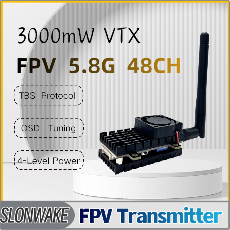 SLONWAKE 5.8G 3000mW Simulatio - Drone Rc Transmitter And Receiver ulasan dan harga