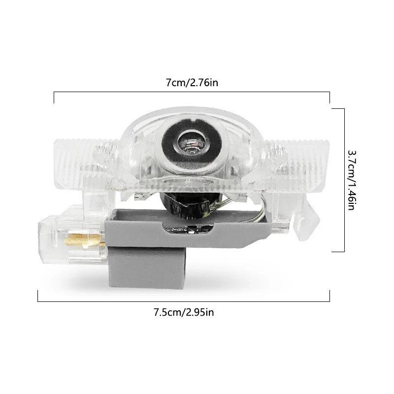 2Pcs LED Projector Lamp Car Do - Drone Rc Bolide ulasan dan harga