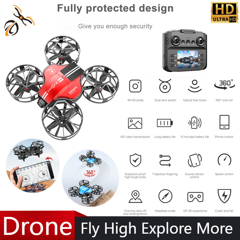 NEW Mini Drone 812PRO professi - Drone Rc Cable ulasan dan harga