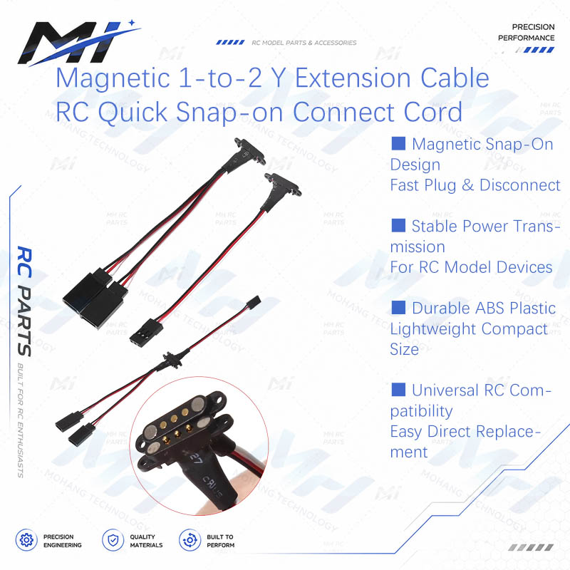 Magnetic 1-to-2 Y Extension Ca - Drone Rc Cable ulasan dan harga