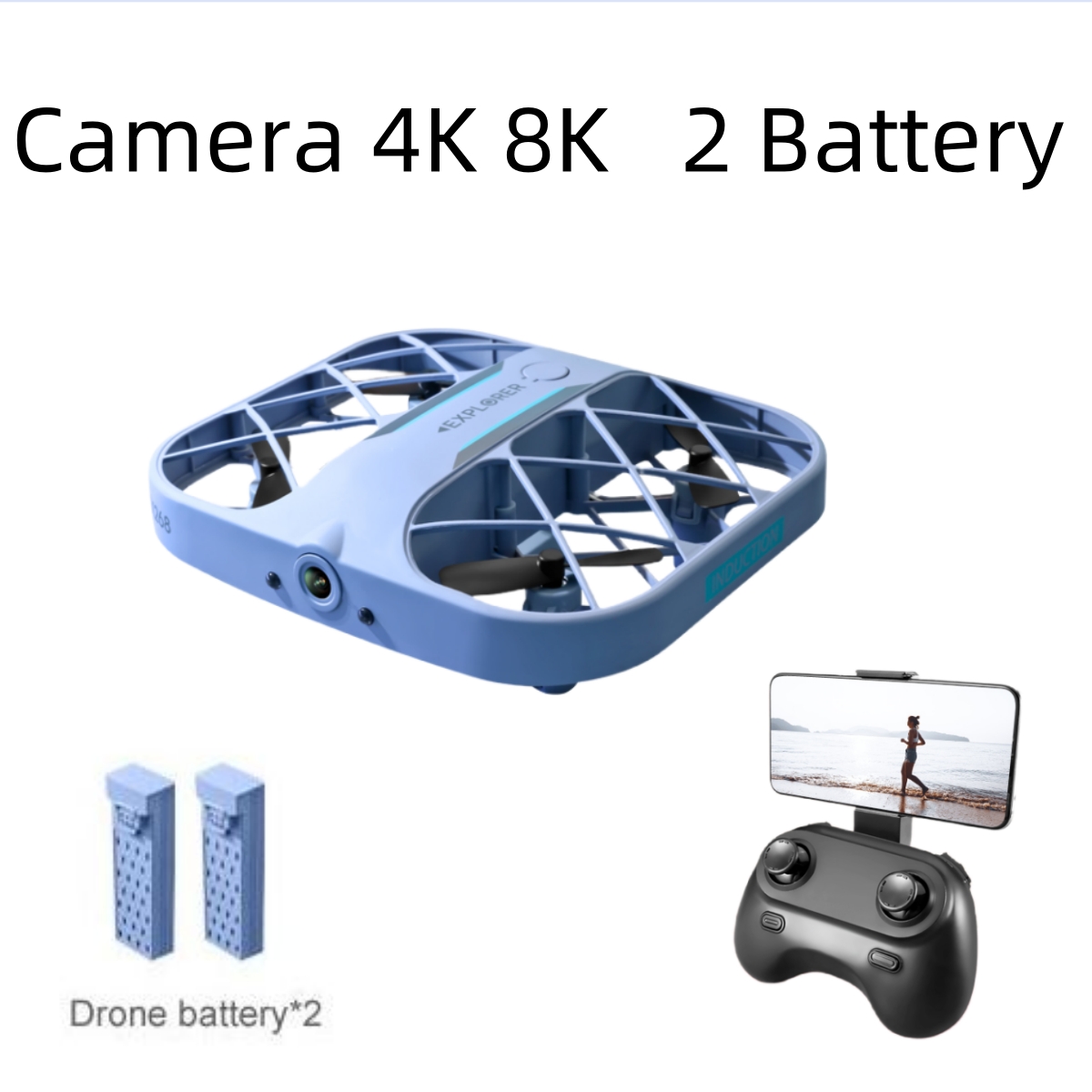JJRC H107 FPV RC Drone with 2  - Drone Vs Rc Helicopter ulasan dan harga