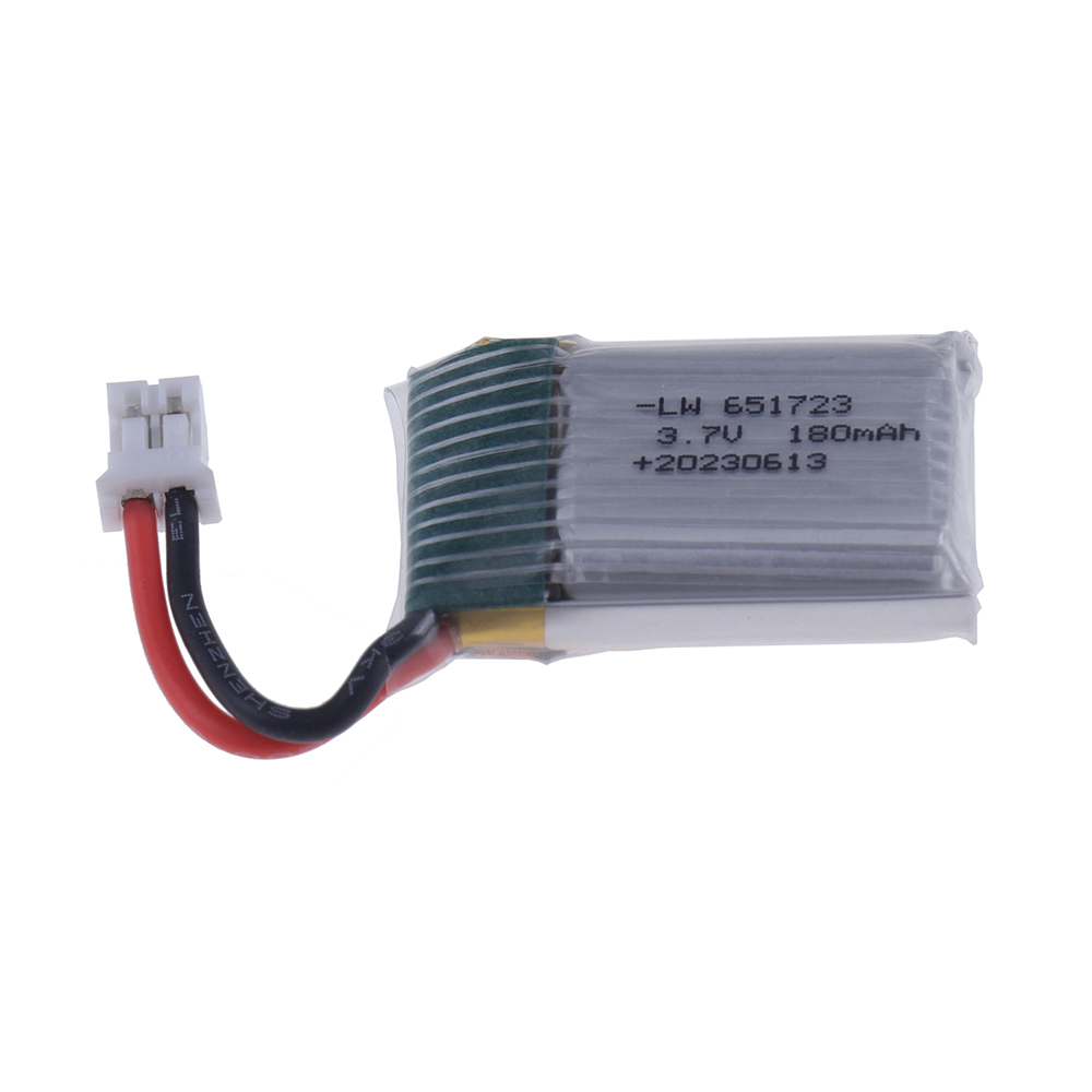 3.7V 180mAh 651723 Lipo Batter - Drone Vs Rc Helicopter ulasan dan harga