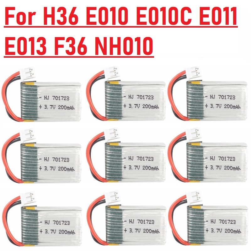 1-20pcs 3.7v 200mah 701723 LIP - Dron Rc Quadcopter ulasan dan harga